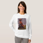 Irish Setter en Patterned Concrete Wall T-shirt (Voorkant volledig)
