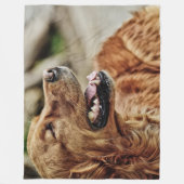 IRISH SETTER FLEECE DEKEN (Voorkant)