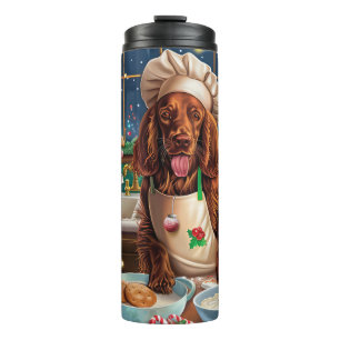 Irish Setter Holiday Baking: feestelijke kerstdage Thermosbeker