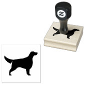 Irish Setter Hondenras Silhouette Rubberstempel (Gestempeld)