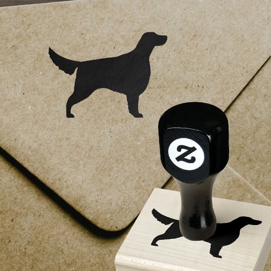 Irish Setter Hondenras Silhouette Rubberstempel