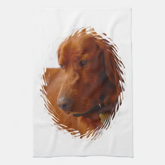 Irish Setter Kitchen Towel Theedoek (Verticaal)