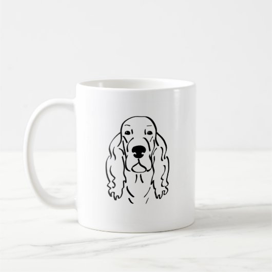 Irish Setter Koffiemok (Links)