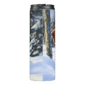 Irish Setter liet het sneeuwen Kerstmis Thermosbeker (Achterkant)