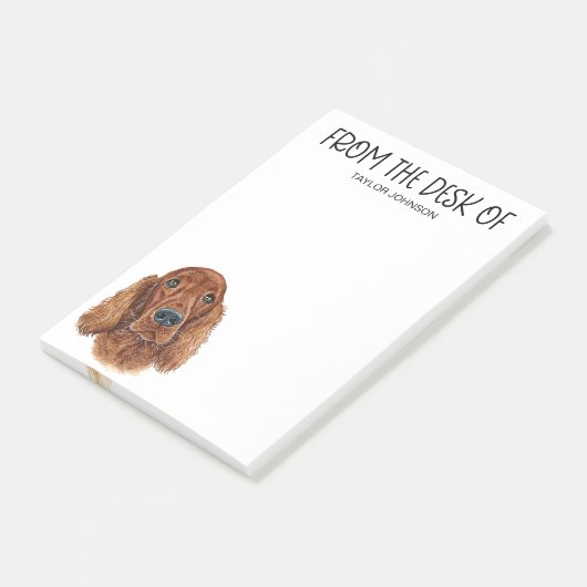 Irish Setter Lover Post-it® Notes (Schuin)