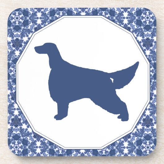Irish Setter Onderzetter Set (Voorkant)