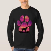 Irish Setter Paw Mom Dad Dog Women Men T-shirt (Voorkant)