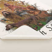 Irish Setter Poster Fleece Deken (3/4)