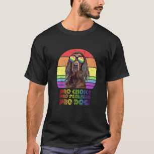 Irish Setter Pro Choice Pro feminisme Pro Dogs Lgb T-shirt