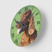 Irish Setter Ronde Klok (Hoek)