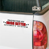 Irish Setter Security Bumpersticker (Op Truck)