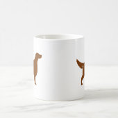 Irish Setter Silhouettes Koffiemok (Center)