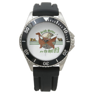 Irish Setter Sporting Gifts Horloge