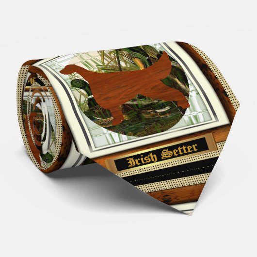 Irish Setter Sporting Group Gifts Stropdas (Opgerold)