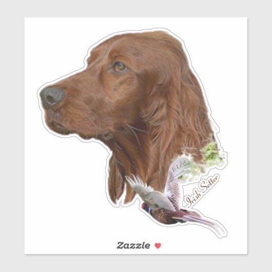 Irish Setter Sticker (Vel)