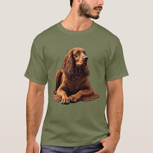 Irish Setter T-shirt (Voorkant)