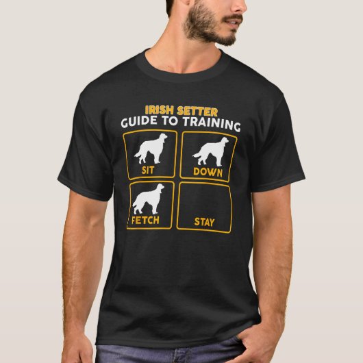 Irish Setter T-Shirt Funny Guide De Formation (Devant)