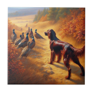 Irish Setter Tegeltje