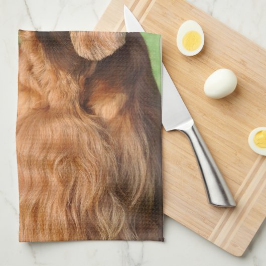 Irish Setter Theedoek (Quarter Fold)