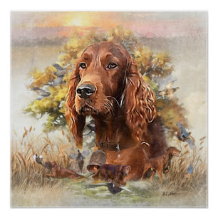 Irish Setter - Ultimate Upland Bird Dog Perfect Poster