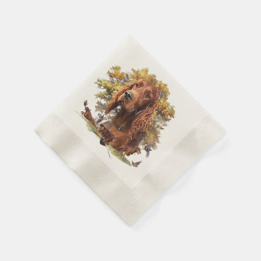 Irish Setter - Ultimate Upland Bird Dog Servet (Hoek)