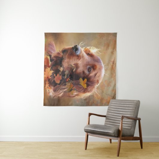 Irish Setter Wandkleed (In Situ (horizontaal))