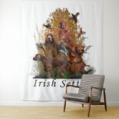 Irish Setter Wandkleed (In situ)