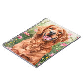 Irish Setter Watercolor Journal (Côté gauche)