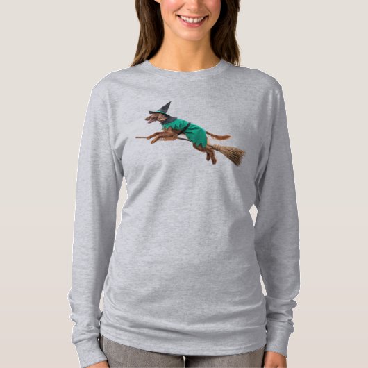 Irish Setter Witch T-shirt (Voorkant)