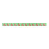 Irish Setters Green Satin Ribbon Lint (Voorkant)