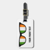 Irish Shades custom bagagelabel (Voorkant verticaal)