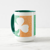 Irish Shamrock aangepaste mok - kies stijl (Voorkant links)