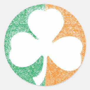 Irish Shamrock aangepaste stickers