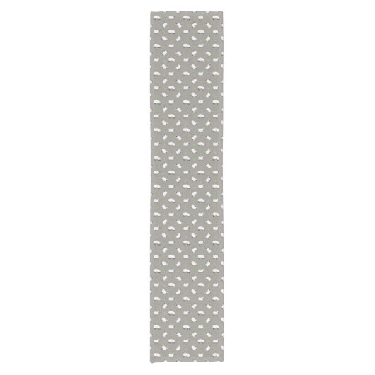 Irish Shamrock and Sheep Pattern Korte Tafelloper (Voorkant)