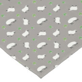 Irish Shamrock and Sheep Pattern Korte Tafelloper (Hoek)