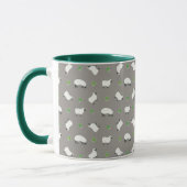 Irish Shamrock and Sheep Pattern Mok (Links)