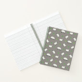 Irish Shamrock and Sheep Pattern Notitieboek (Binnen)