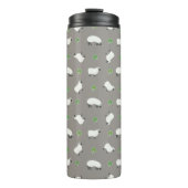 Irish Shamrock and Sheep Pattern Thermosbeker (Voorkant)