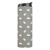 Irish Shamrock and Sheep Pattern Thermosbeker (Gedraaid links)