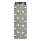 Irish Shamrock and Sheep Pattern Thermosbeker (Achterkant)