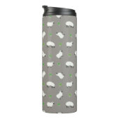 Irish Shamrock and Sheep Pattern Thermosbeker (Geroteerd rechts)