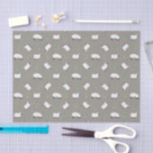 Irish Shamrock and Sheep Pattern Tissuepapier (Craft)
