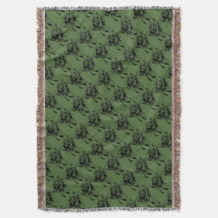 Irish Shamrock Bouquet Throw Blanket Deken