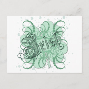 Irish Shamrock Briefkaart