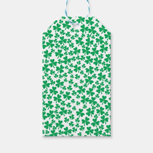 Irish Shamrock Cadeaulabel (Voorkant)