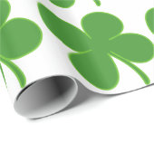 Irish Shamrock Cadeaupapier (Rol Hoek)