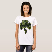 Irish Shamrock Dames T-shirt (Voorkant volledig)