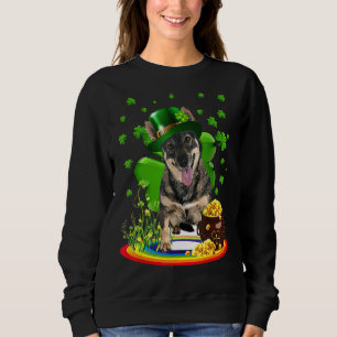 Irish Shamrock Do Vallhund St Patricks Dag Trui