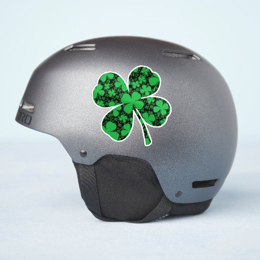 Irish Shamrock Field Sticker (Helm Zijkant)