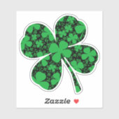 Irish Shamrock Field Sticker (Vel)